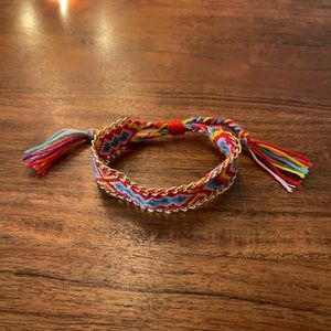 Boho Style colorful woven bracelet
